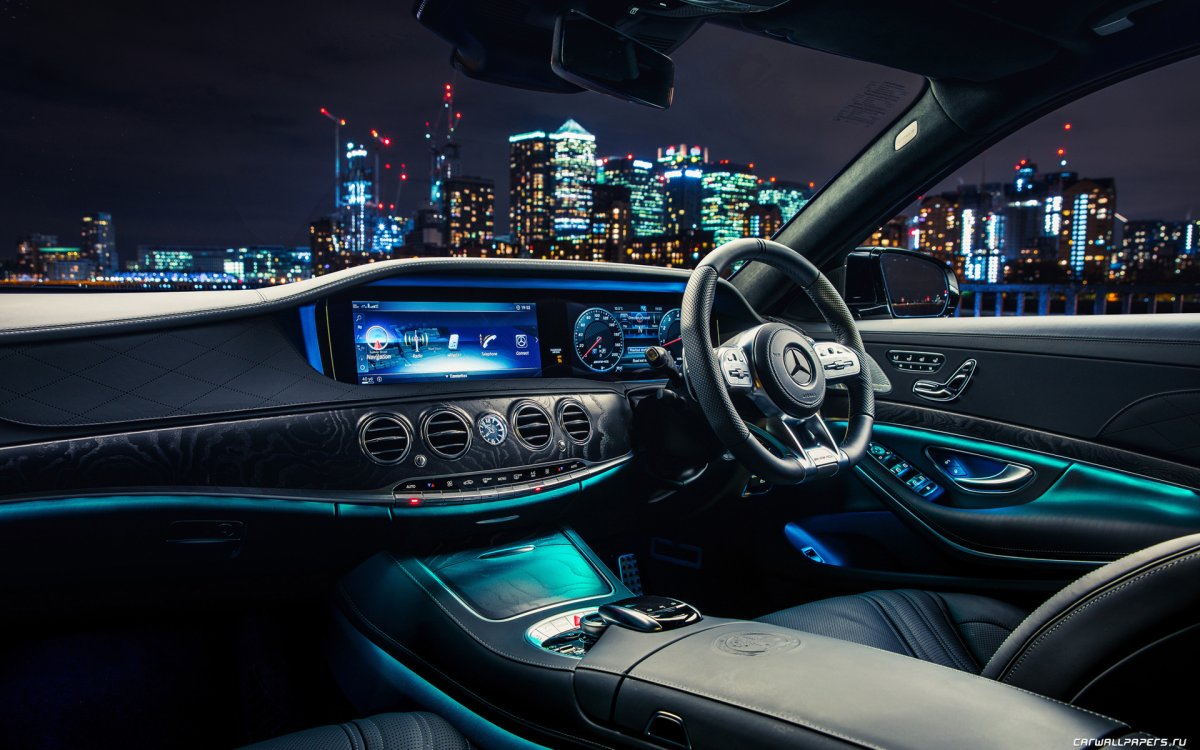 Mercedes gt63s салон с подсветкой