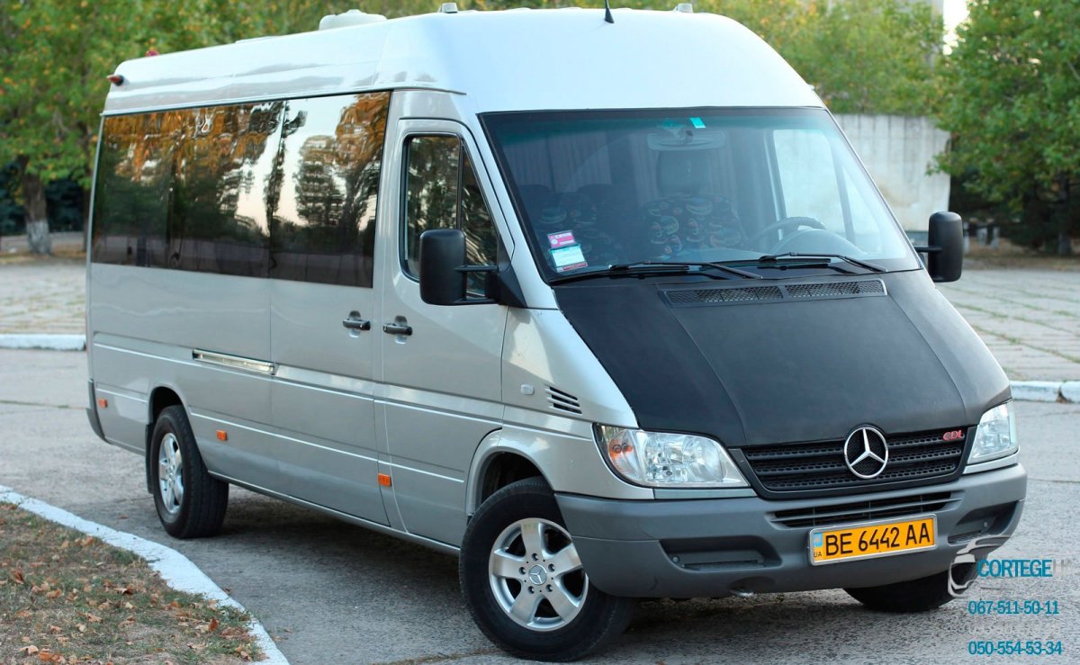 Mercedes Benz Sprinter серебристый