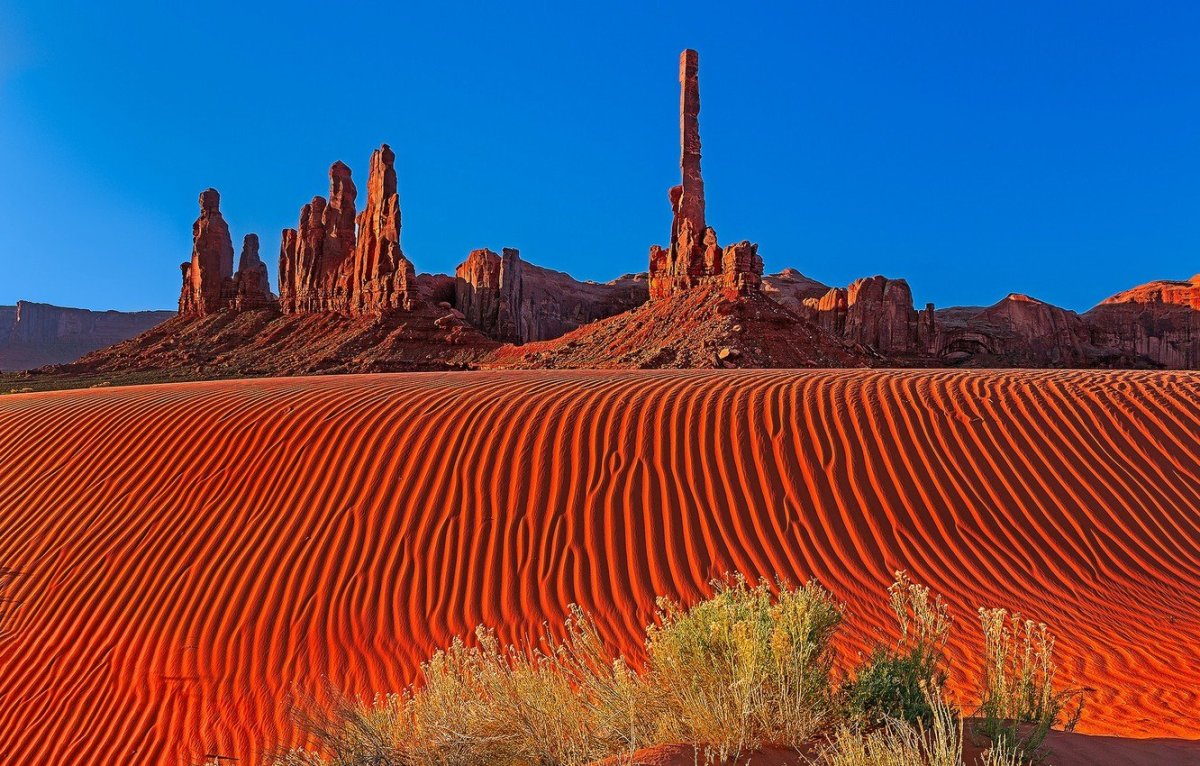 Пустыня Аризона Долина красных замков
