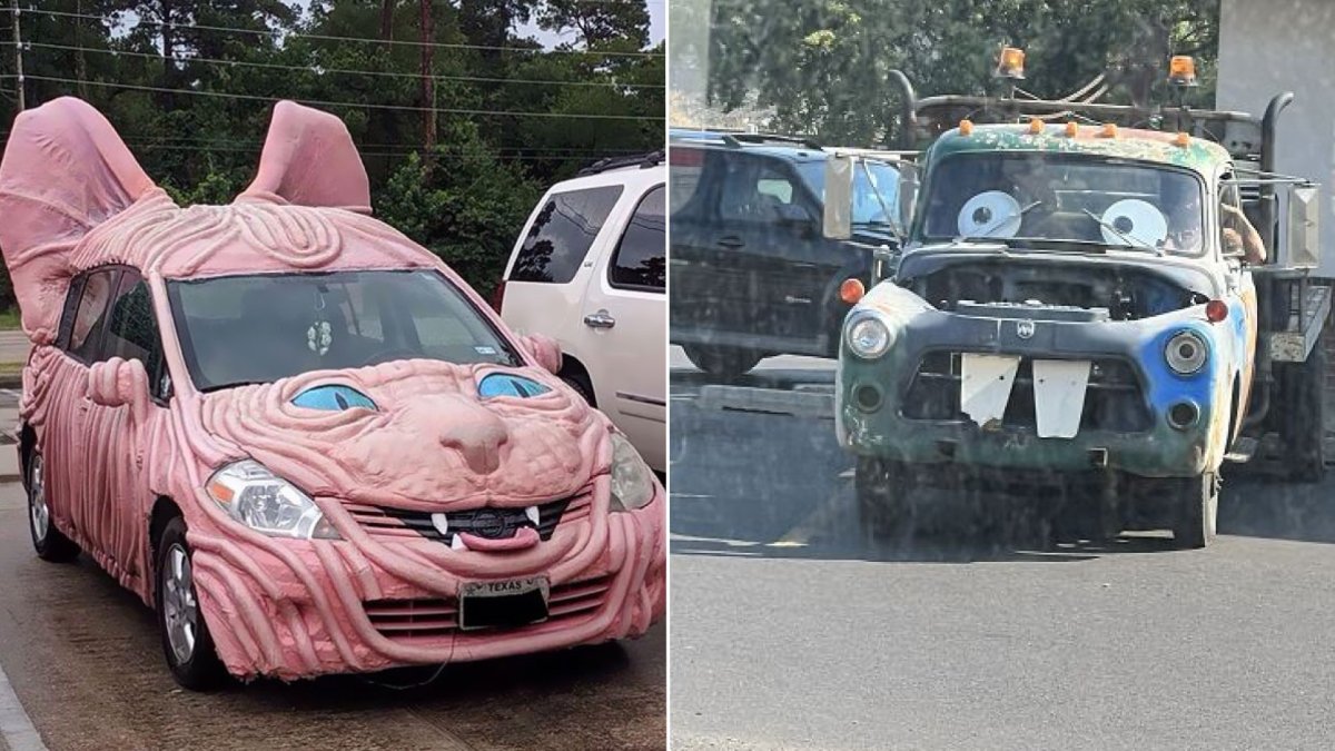 Автомобиль с глазами