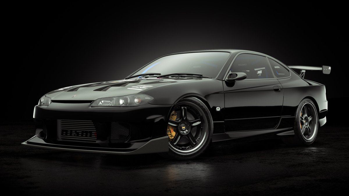 Nissan Silvia s15 черная