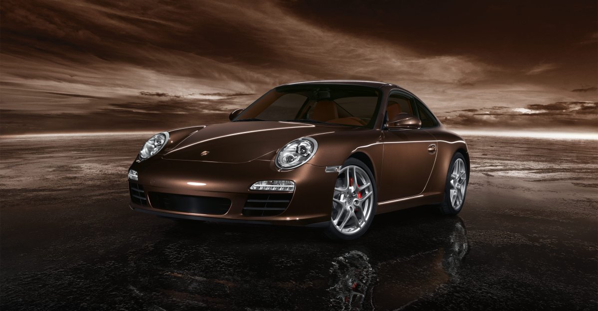 Porsche 911 темно коричневый
