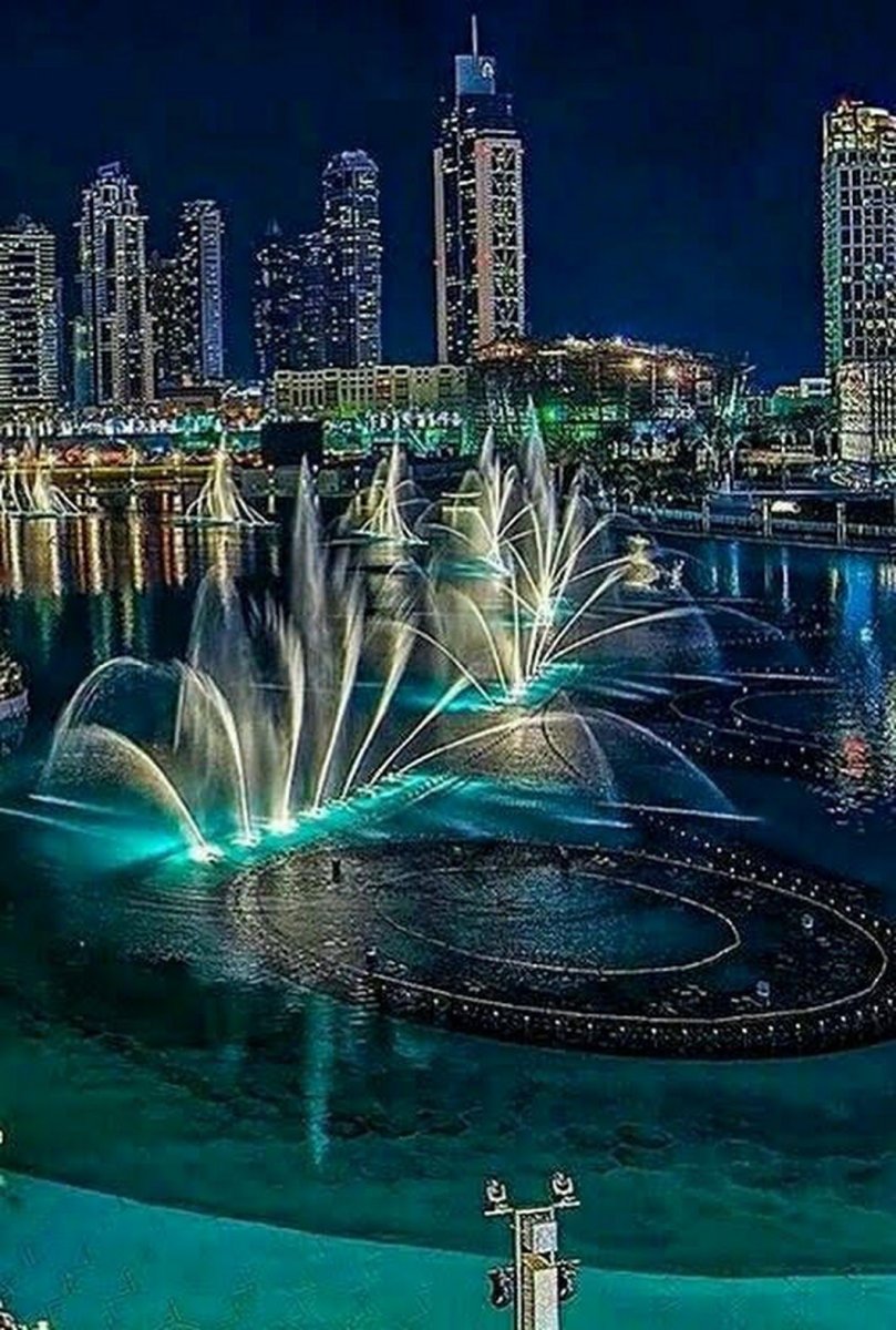 Дубай фонтан Сити