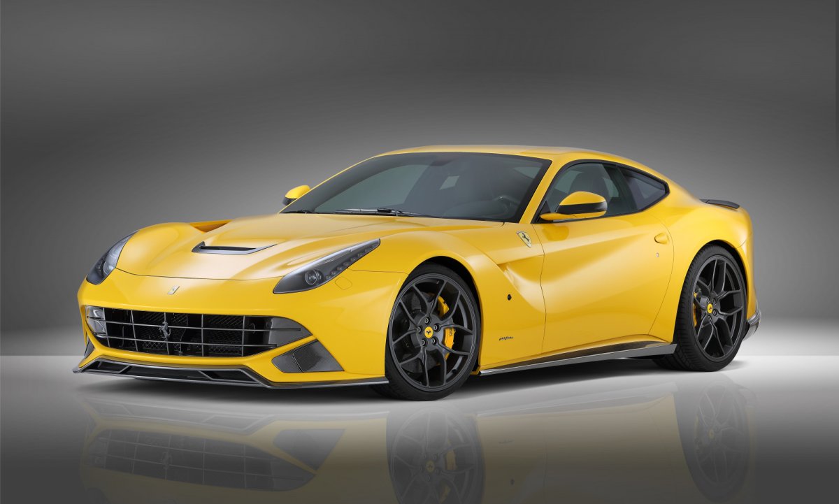 Ferrari f12 Berlinetta желтая