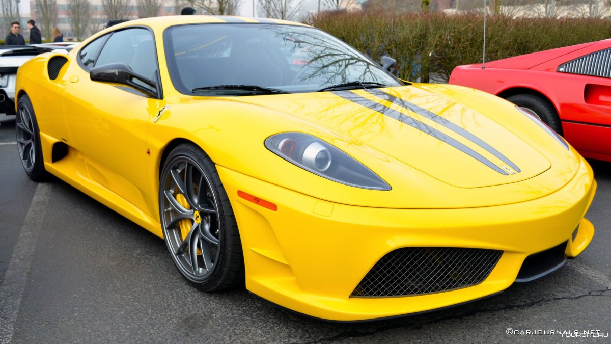 Ferrari f430 Scuderia желтая