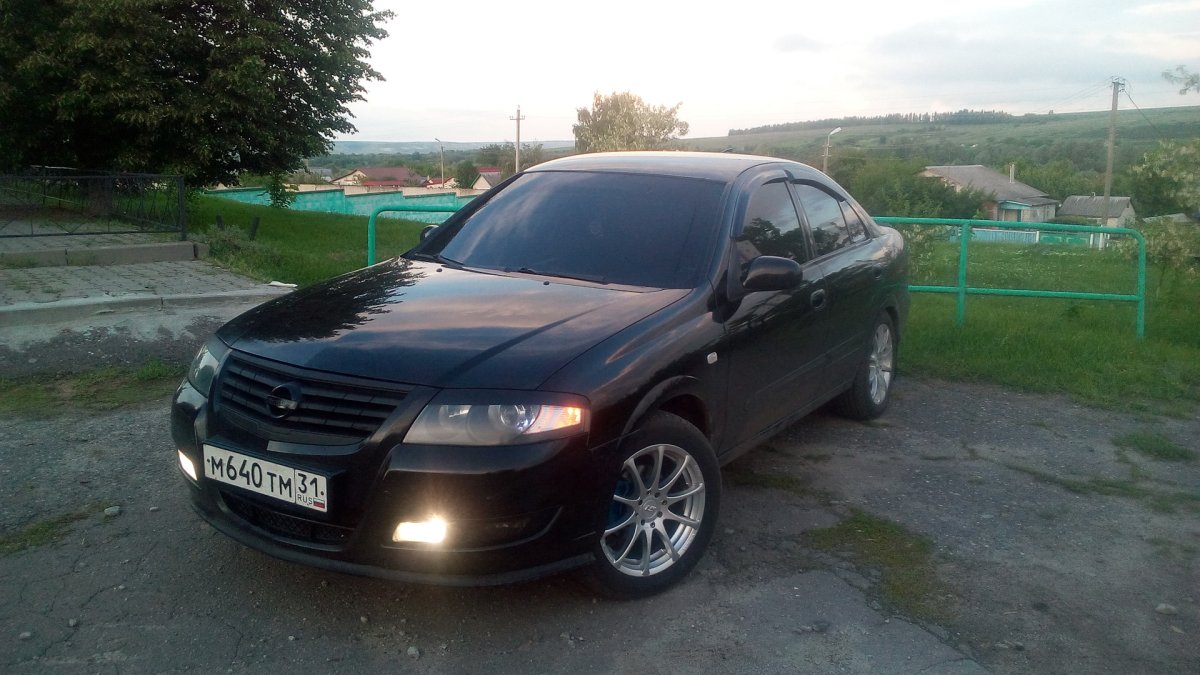 Nissan Almera Classic b10 черная