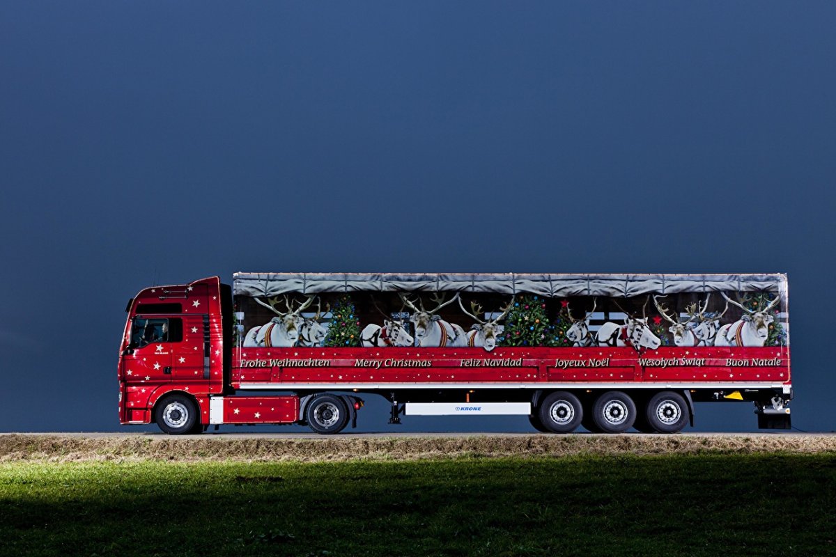 Man Truck сбоку