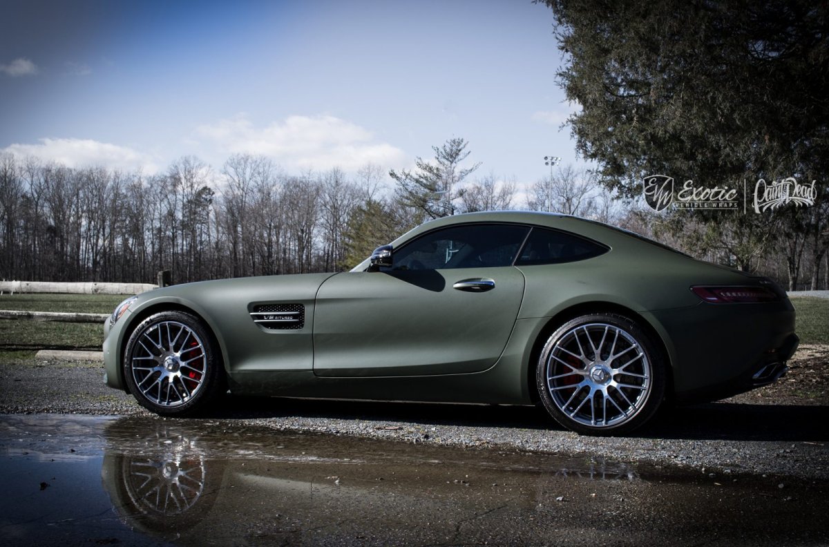Mercedes Matte Army Green