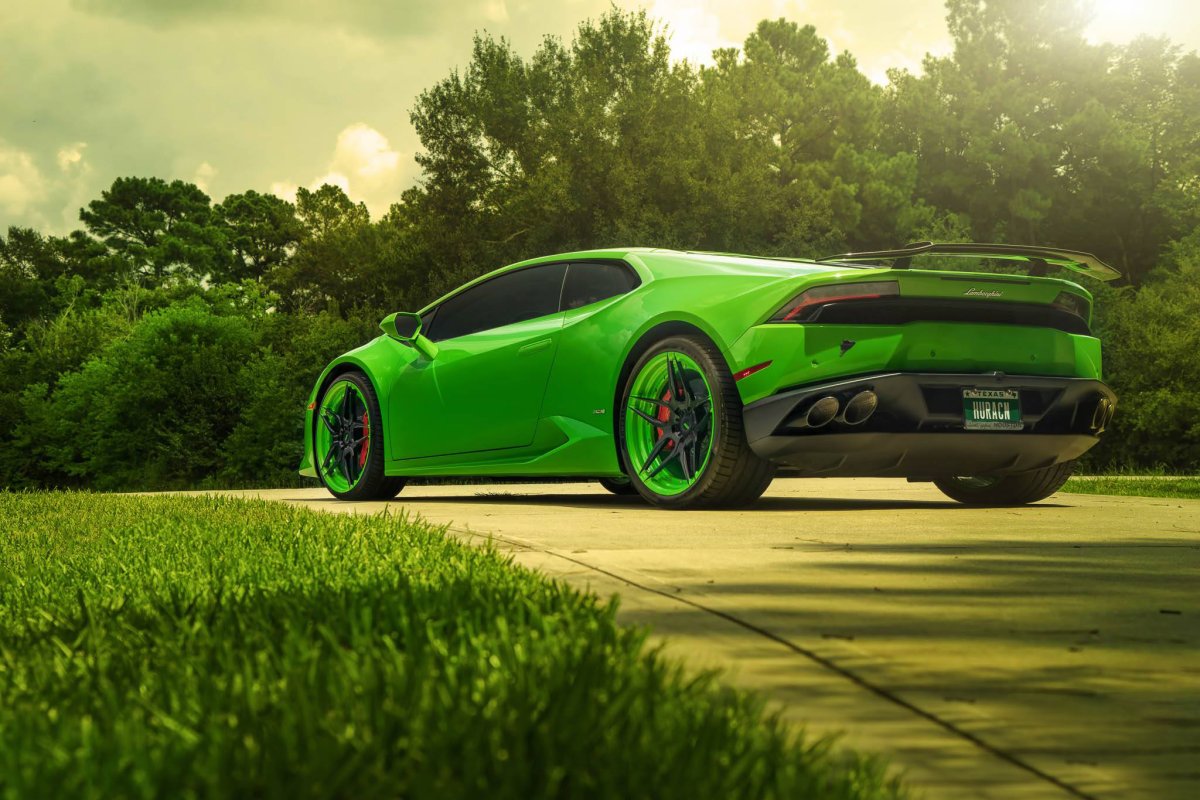 Lamborghini Green Color