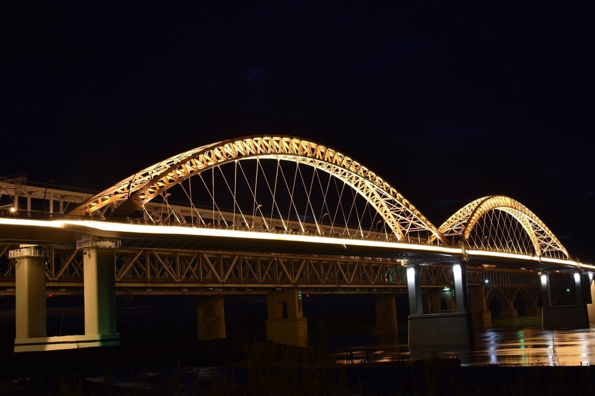 Новый Борский мост в Нижнем Новгороде