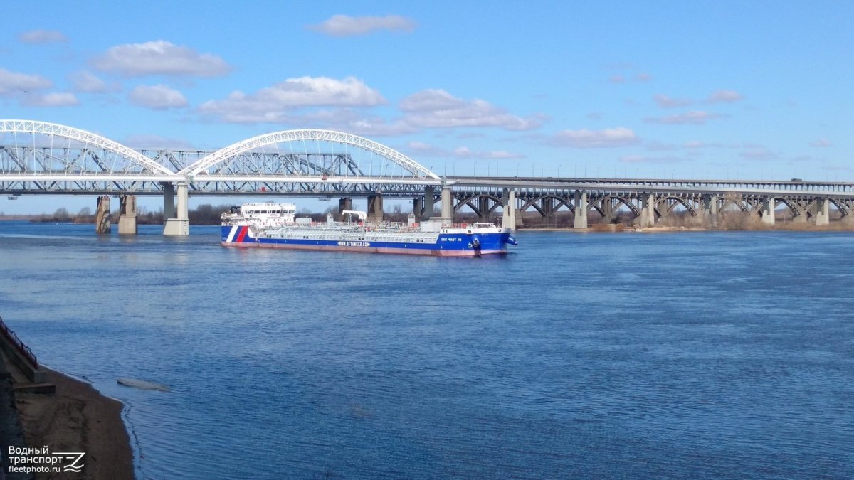 Волга Нижний Новгород Боярский мост