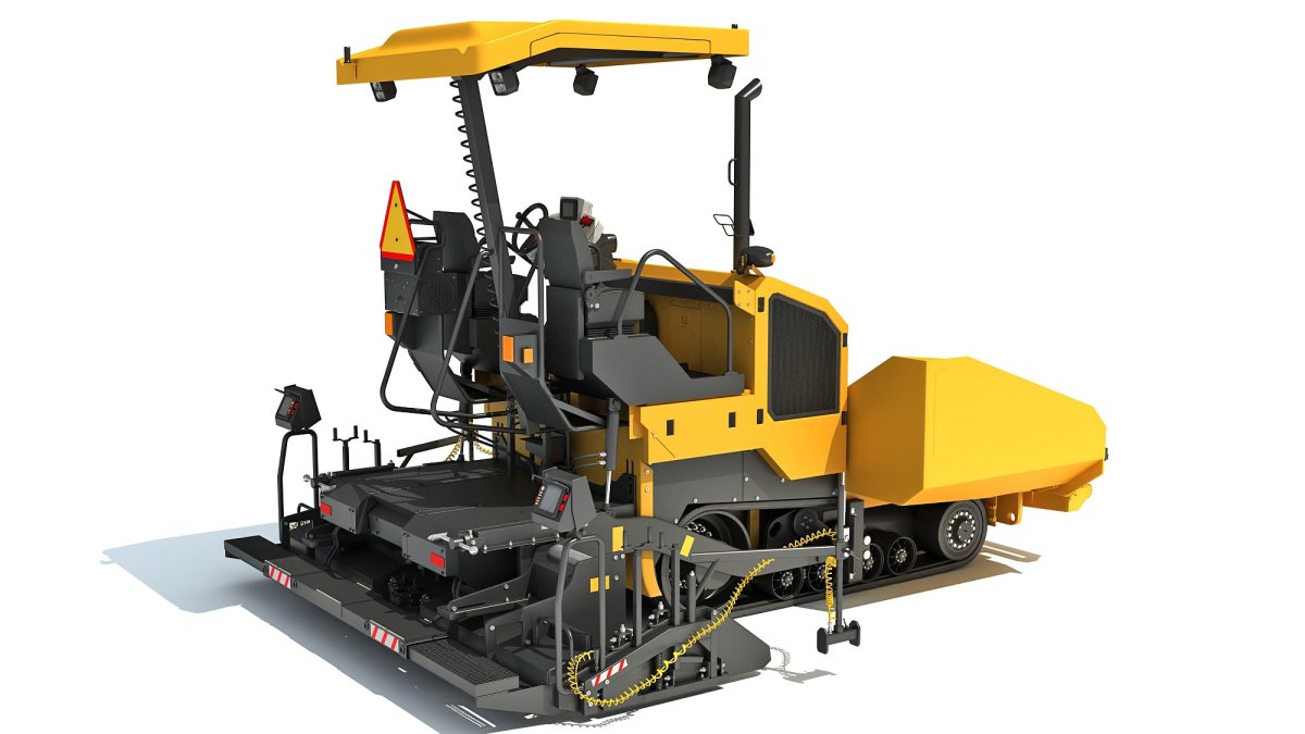 Asphalt Compactor 3d