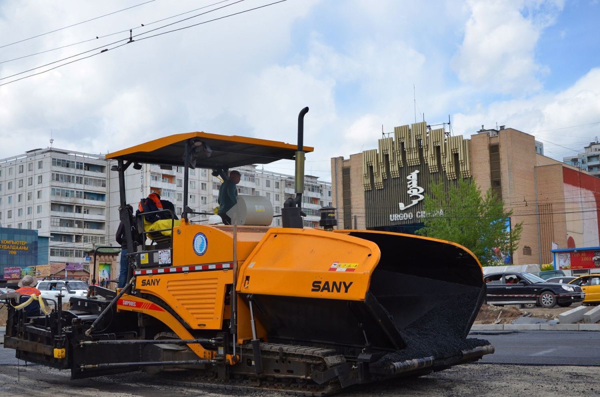 Асфальтоукладчик sany sap60c-8cev