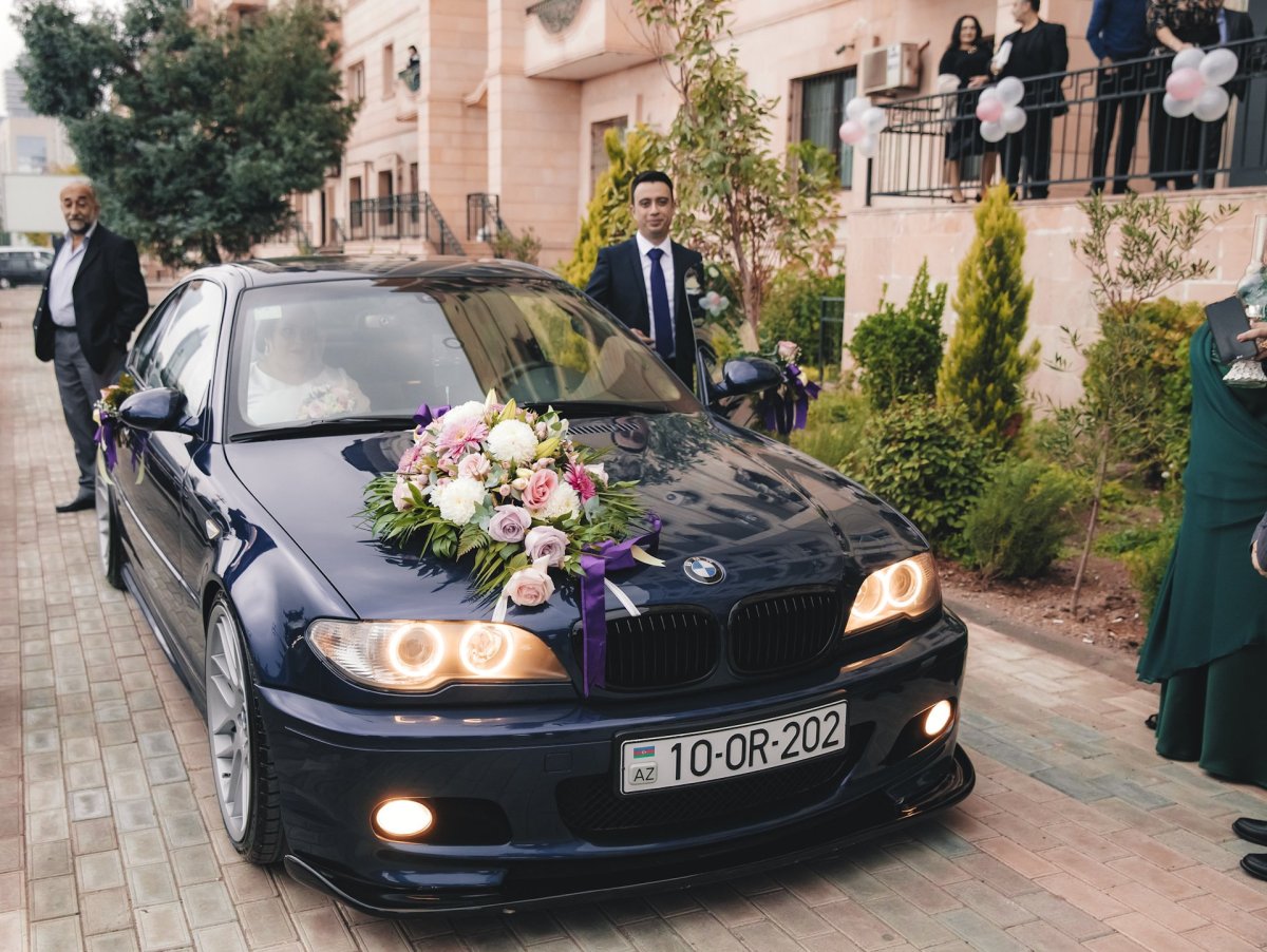 BMW e46 на свадьбе