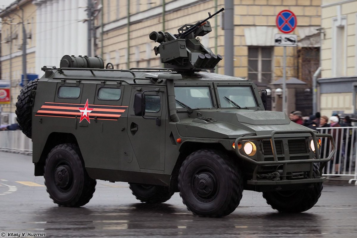 АМН 233114 тигр-м с боевым модулем арбалет-дм