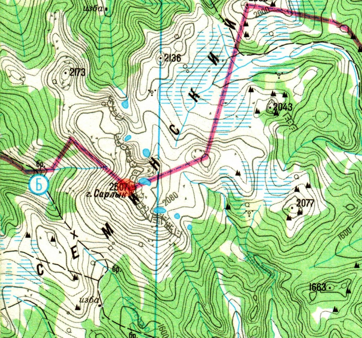 Сарлык гора маршрут