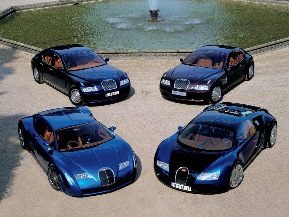 Автомобили Bugatti eb218