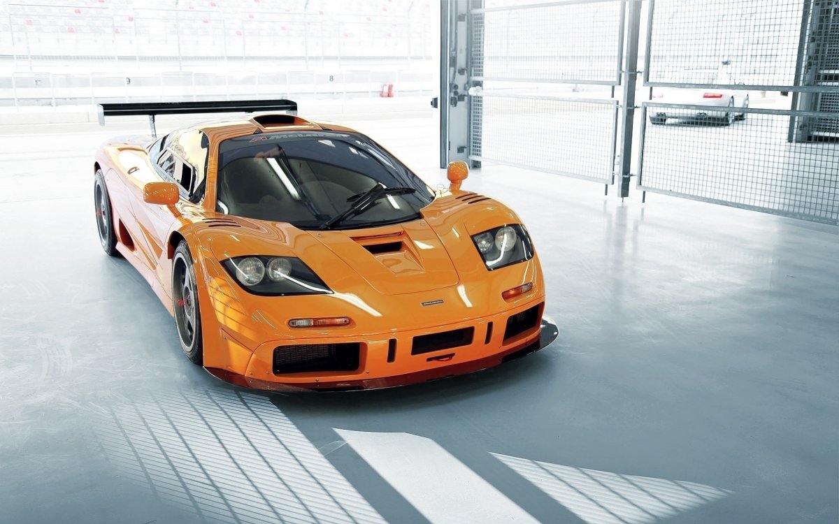 MCLAREN f1 GTR Orange