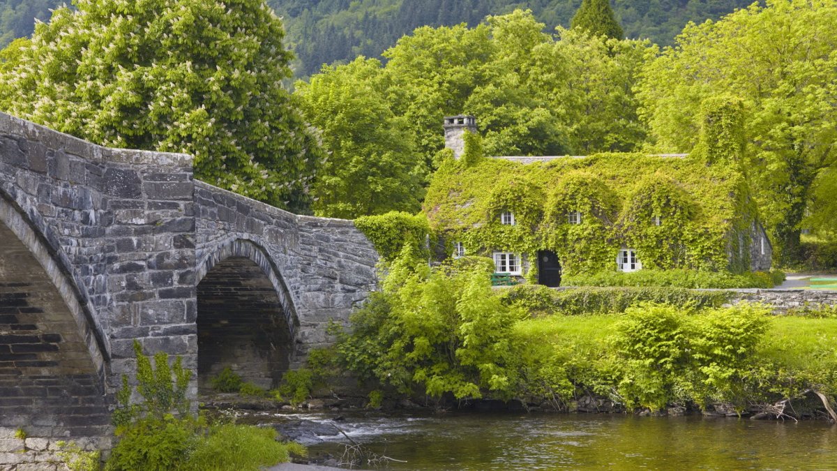 Каменный мост Уэльс Англия