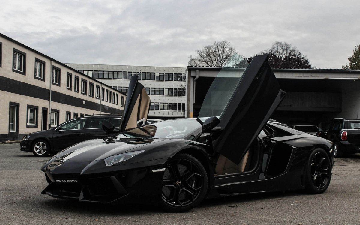 Lamborghini Aventador lp700-4 Black
