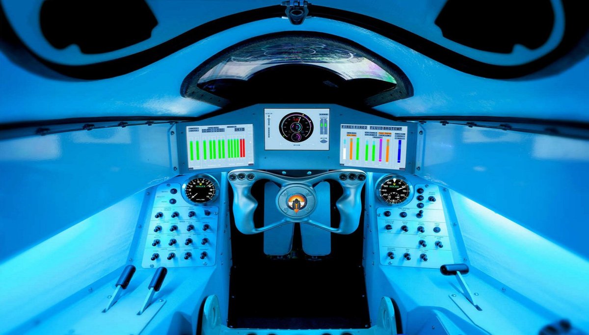 Thrust SSC кабина