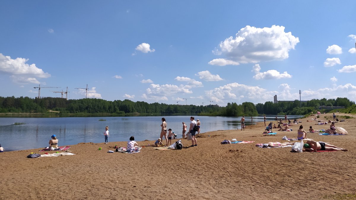 Озеро Безымянное в Красносельском
