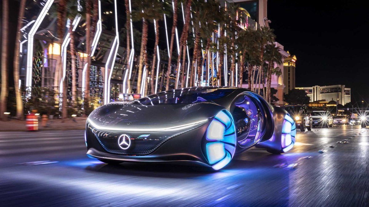 Электрокар Мерседес Benz Vision