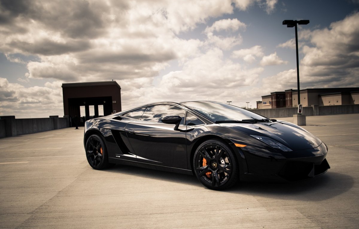 Lamborghini Gallardo черная