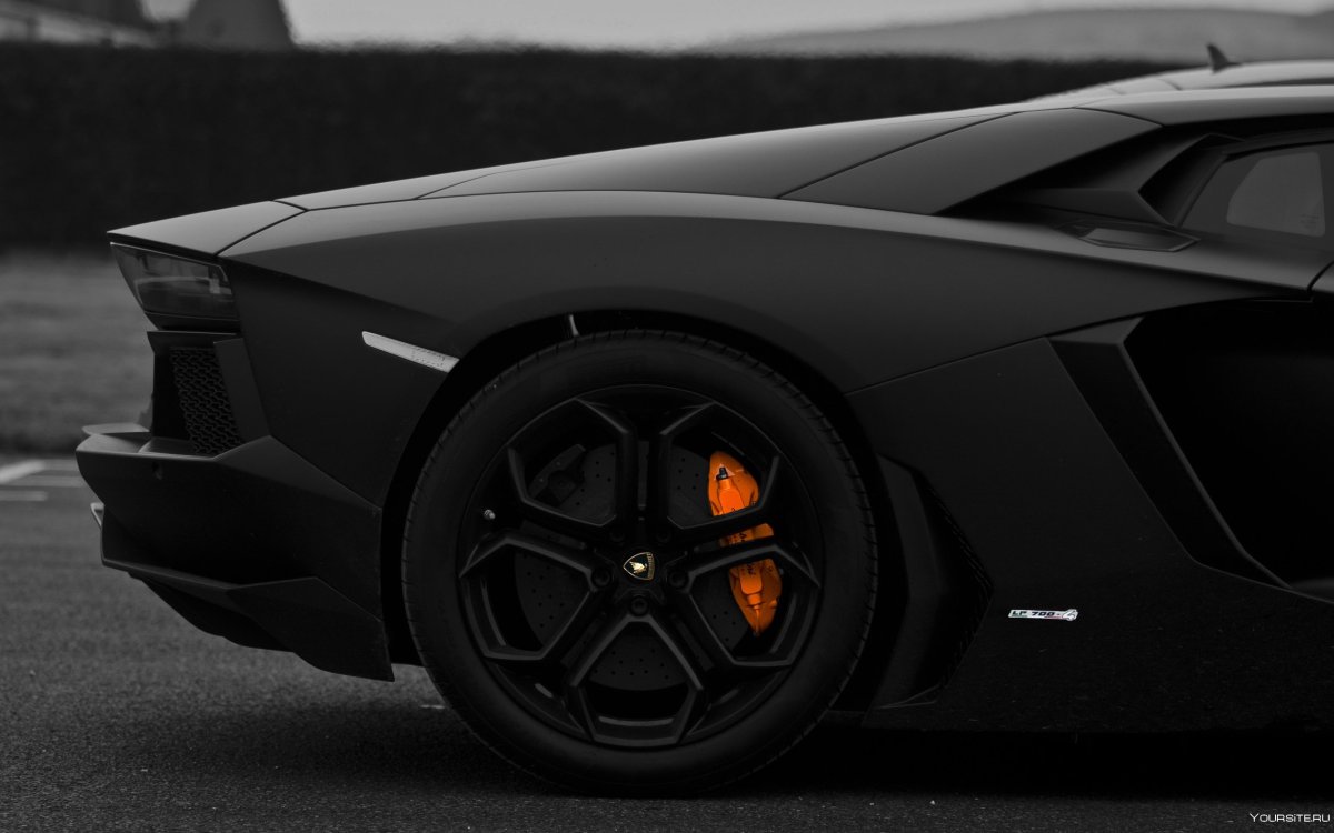 Lamborghini Aventador lp700-4 черная матовая