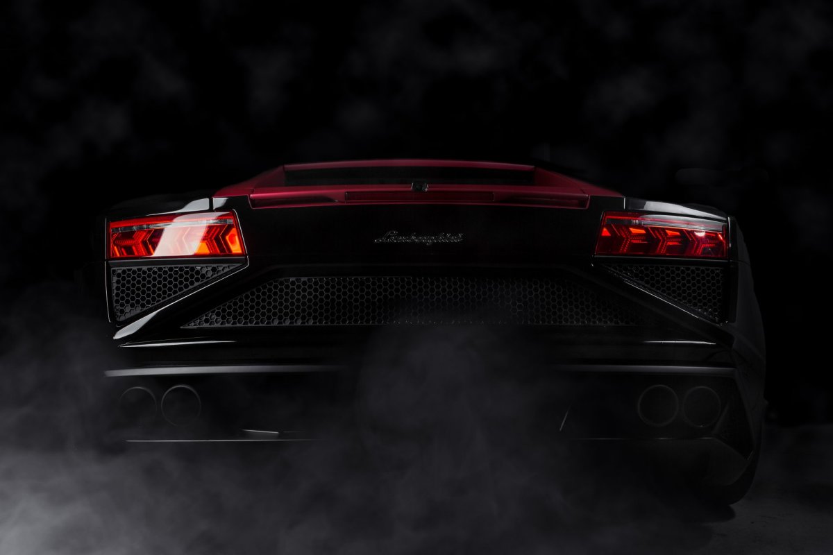 Lamborghini Gallardo Black зад