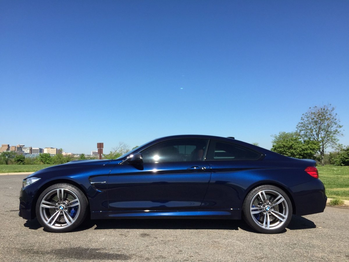 BMW f30 синий танзанит