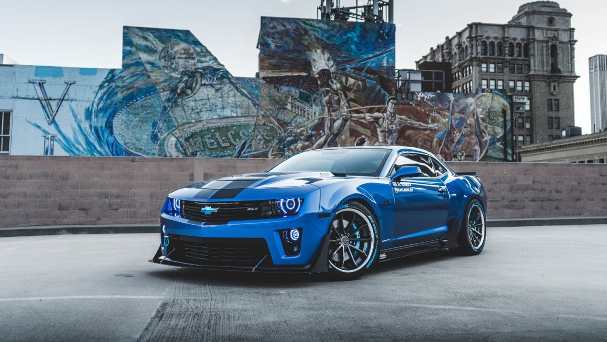 Chevrolet Camaro zl1 Blue