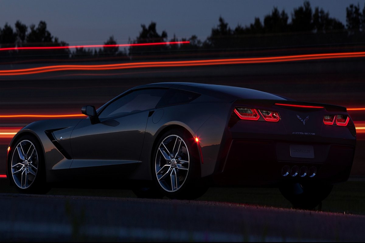 Chevrolet Corvette c7 Stingray Black