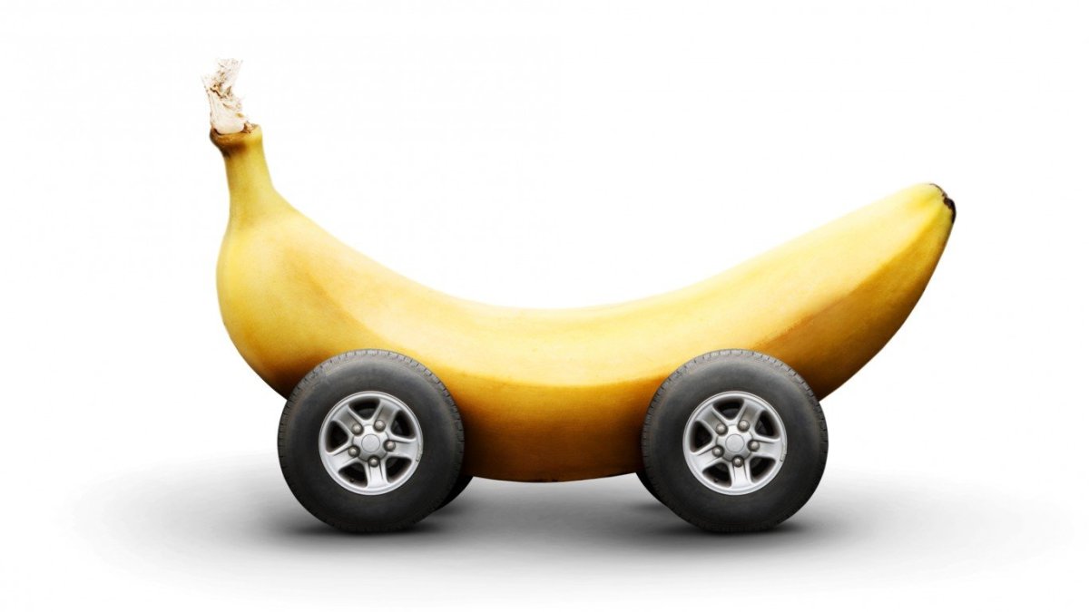 Банана автомобиль мультяшный