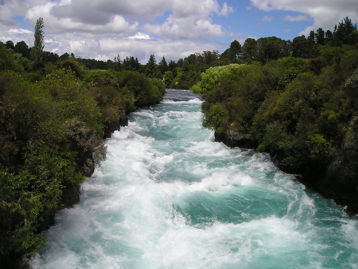 Природа новой Зеландии река Шотовер