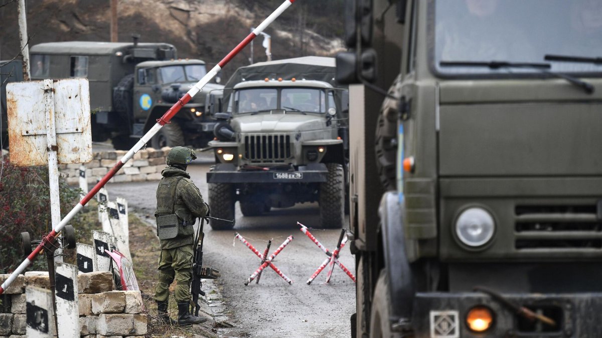 Нагорный Карабах миротворцы российские блокпост