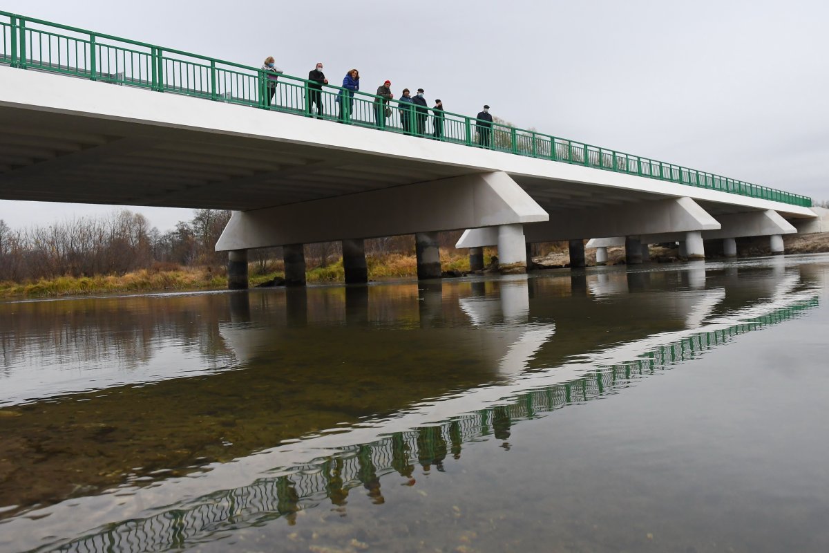 Липецкая область мост через реку Воронеж