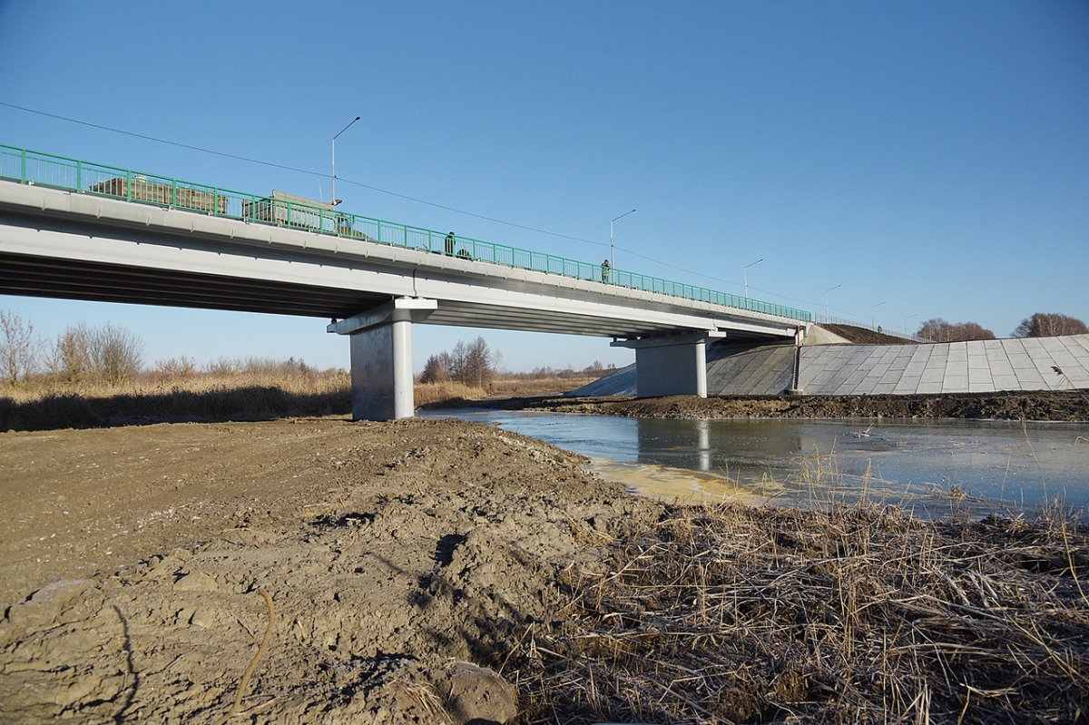 Мост через реку Савала Терновский район Воронежской области