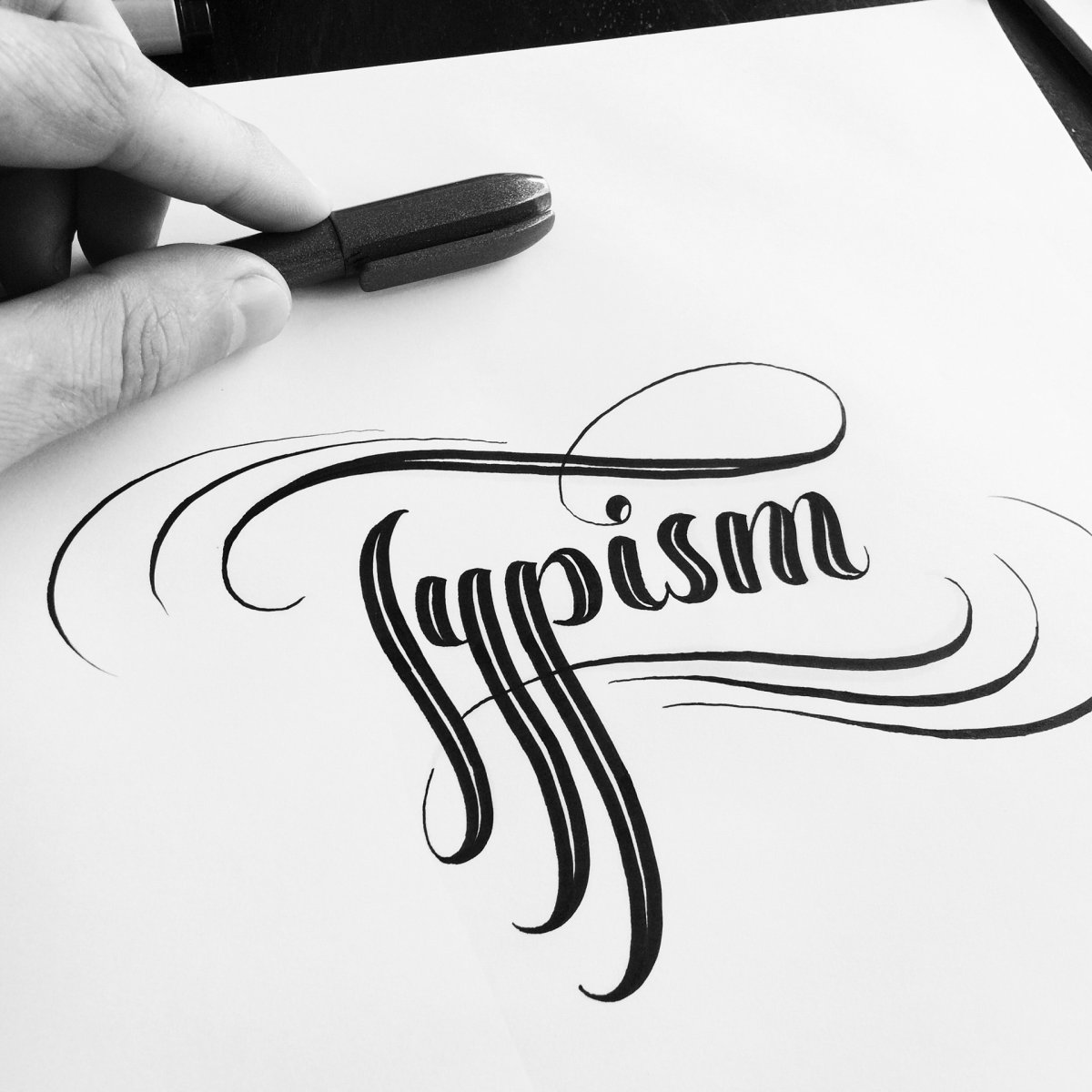 Brush Pen каллиграфия