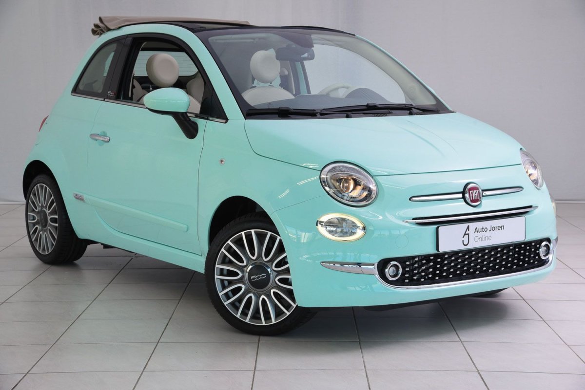 Fiat 500c Cabrio Blue