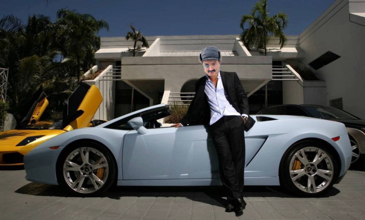 Богатый парень с машиной