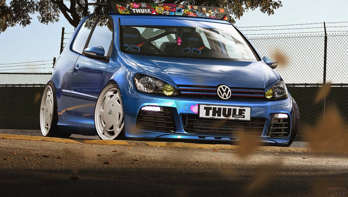 VW Golf 5 GTI stance