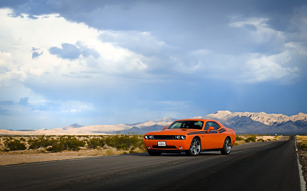 Dodge Challenger Cabrio 4:3 4k