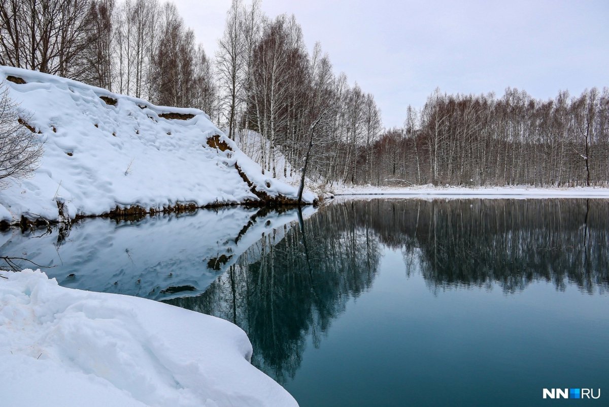 Озеро ключик Нижегородская область зимой