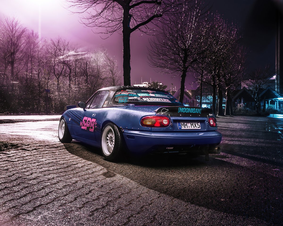Toyota Supra 1998 неон