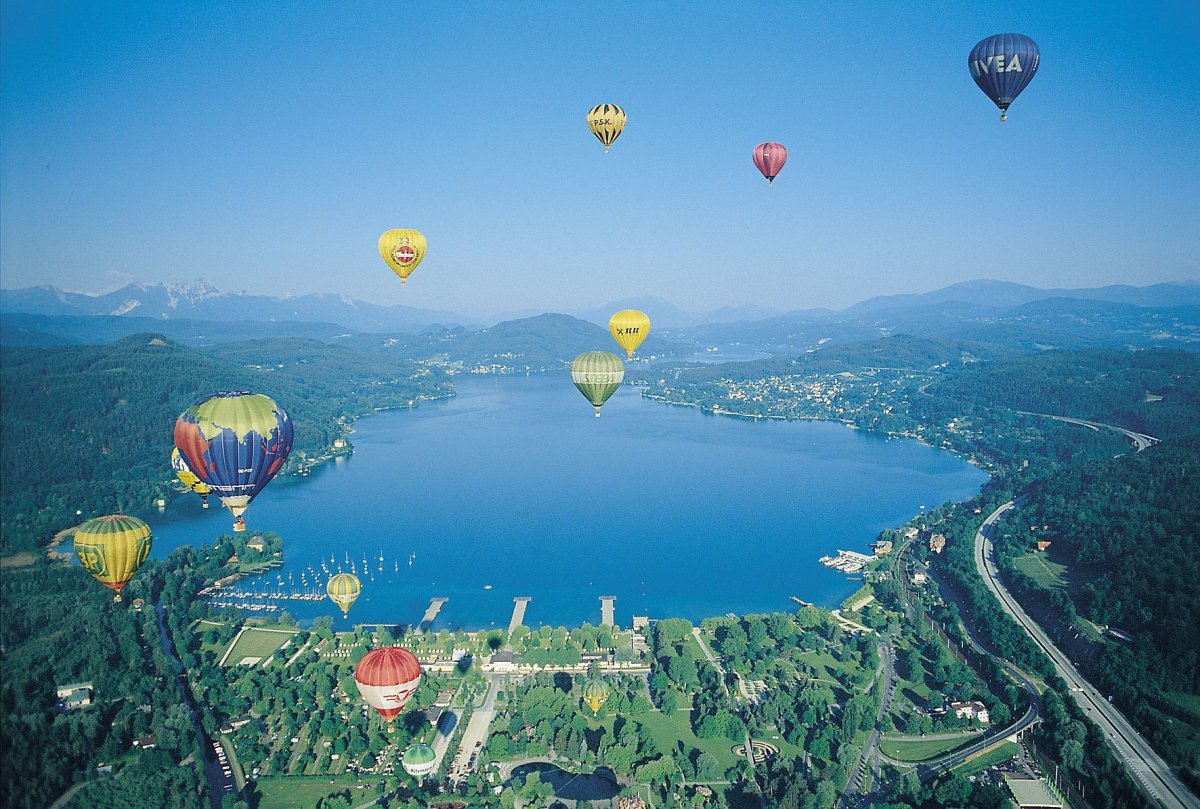 Клагенфурт Австрия фестиваль воздушных шаров