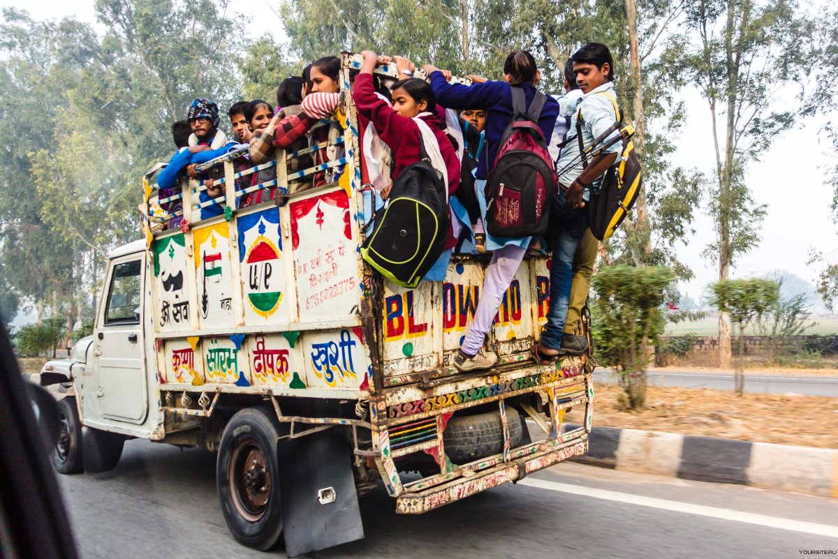 Транспорт в Индии рикша