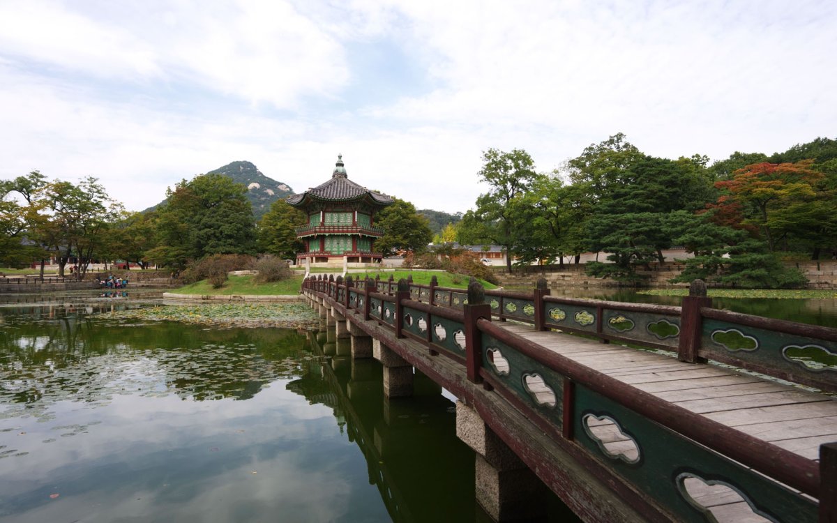 Чонджу Южная Корея озеро