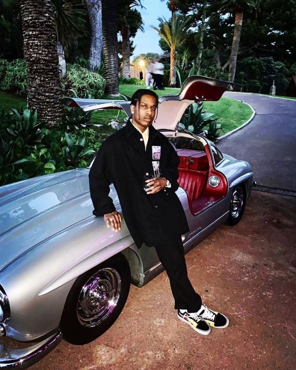 ASAP Rocky with car