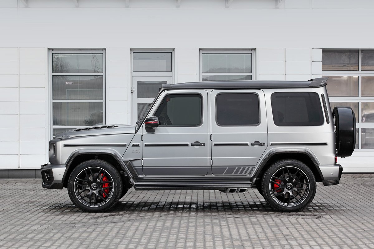 Mercedes g63 AMG серый